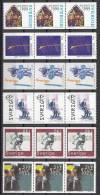 Suecia / Sweden 1999 - Sellos De Rollo (11 Tiras De 3) - MNH ** - Unused Stamps