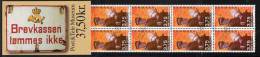 DENMARK 1998 Postal Museum 37.50 Booklet S95 With Cancelled Stamps.  Michel 1182MH, SG SB189 - Cuadernillos