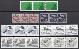 Suecia / Sweden 2001 - Sellos De Rollo (11 Tiras De 3) - MNH ** - Ungebraucht