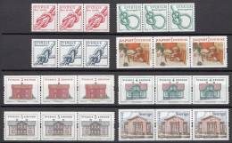 Suecia / Sweden 2003 - Sellos De Rollo (13 Tiras De 3) - MNH ** - Unused Stamps