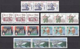 Suecia / Sweden 2006 - Sellos De Rollo (10 Tiras De 3) - MNH ** - Ungebraucht