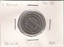 1 Pound 1971. KM#98 - Siria