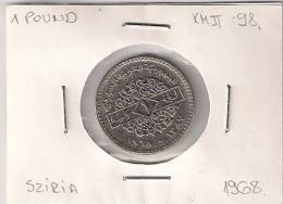 1 Pound 1968. KM#98 - Syrië