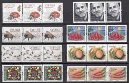Suecia / Sweden 2008 - Sellos De Rollo (14 Tiras De 3) - MNH ** - Unused Stamps
