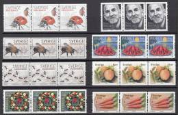 Suecia / Sweden 2008 - Sellos De Rollo (14 Tiras De 3) - MNH ** - Nuevos