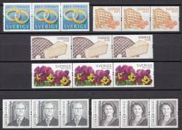 Suecia / Sweden 2010 - Sellos De Rollo (10 Tiras De 3) - MNH ** - Neufs