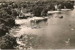 En AVION Au-dessus De......BEG-MEIL    Ensemble Sur La Plage De La Cale Et Le Château De Lanroz - Beg Meil