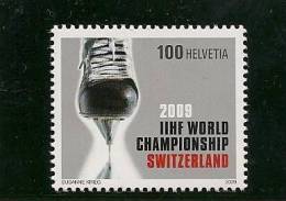 Suiza 2009, Wc Hockey. - Unused Stamps
