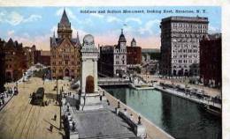 ETATS UNIS NEW YORK SYRACUSE SOLDIERS AND SAILORS MONUMENT LOOKING EAST - Syracuse