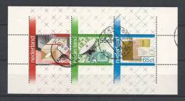 Nederland 1981 - M/S 100 Years PTT  NVPH 1223 Mi. B22 - Used, Oblit., Gest. - Gebraucht