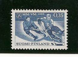 Finlandia 1965, Wc Hockey. - Unused Stamps