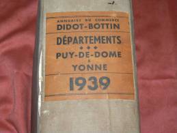 AVIGNON CARPENTRAS GORDES APT CAVAILLON ORANGE BOLLENE  DEPARTEMENT EXTRAIT ANNUAIRE 1939 AVEC COMMERCES ET PARTICULIERS - Elenchi Telefonici