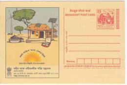 Renewable Energy (Assamese Language), Solar Street Light, Preparing Food, Wind Energy. Etc., Meghdoot Postal Stationery - Otros & Sin Clasificación