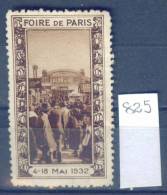14K825 / Label - FAIR , FOIRE De PARIS 1932 -  SHIP ,  France Frankreich Francia - Other & Unclassified
