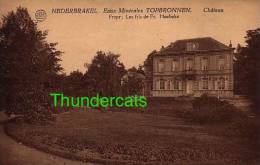 CPA NEDERBRAKEL EAUX MINERALES TOPBRONNEN PROPR. LES FILS DE FR. HOEBEKE ** CHATEAU - Brakel