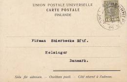 Soviet Union UPU Carte Postale LENINGRAD 1934 Card Karte To HELSINGØR Elsinore Denmark (2 Scans) - Cartas & Documentos