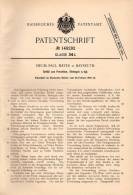 Original Patentschrift - S. Meyer In Bayreuth , 1903 , Porzellan Und Steingut - Gefäß !!! - Altri & Non Classificati