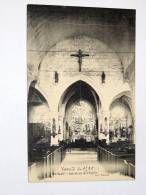 Carte Postale Ancienne : BORAN : Interieur De L'Eglise - Boran-sur-Oise