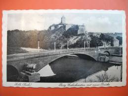 (2/5/86) AK "Halle (Saale)" Burg Giebichenstein Mit Neuer Brücke Von 1935 - Halle (Saale)