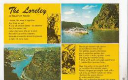 Delcampe - BR50371 Loreley Am Rhein       2 Scans - Loreley