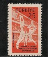 Turquia 1959, Baloncesto. - Neufs