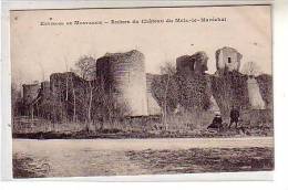 45 ENVIRONS DE MONTARGIS - Ruines Du Château Du Metz Le Maréchal -situé à Dordives - Animé Femme Assise Et Homme Debout - Dordives