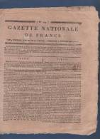 GAZETTE NATIONALE DE FRANCE 22 02 1795 - PRUSSE - ITALIE - LA HAYE ARBRE DE LA LIBERTE - TOULON - ETAT CIVIL PARIS - Zeitungen - Vor 1800