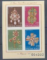 1973. Hungarian National Museum Hungarian Old Jewels- Imperforated :) - Ongebruikt
