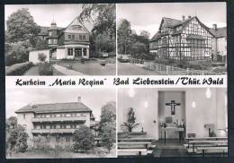 AK Bad Liebenstein/Thüringer Wald, Thüringen, Kurheim, Kirche - Bad Liebenstein