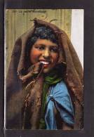 ALGERIE Types, Enfants, Petite Mendiante, Colorisée, Ed Lehnert & Landrock 593, 191? *** ETAT *** - Enfants