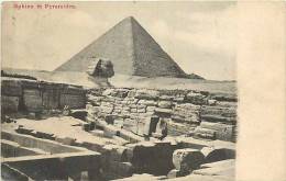 Egypte - Ref A185- Sphinx Et Pyramides  - - Sphinx