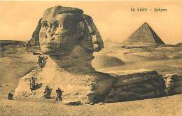 Egypte - Ref A177- Le Caire - Sphynx - Carte Oblitérée - Carte Bon Etat   - - Sphinx
