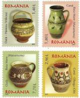 Romania / Definitives / Artworks / Ceramics / Clay Crafts - Unused Stamps