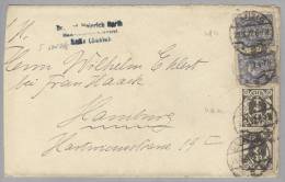 DR Danzig 1922-03-29 Brief Nach Hamburg Mit Paar Mi#57+Paar Mi#76 - Briefe U. Dokumente