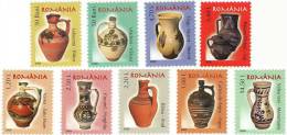 Romania / Definitives / Artworks / Ceramics / Clay Crafts - Unused Stamps