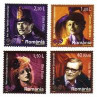 Romania / Movie / Film / Theatre / Actors - Unused Stamps