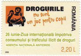 Romania / Anti Drugs Campain - Unused Stamps