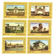 Romania / Bucharest Architecture - Unused Stamps