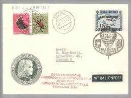 Schweiz Kehrdruck 1953-12-01 Illustrierter FDC Mit  Pro Juventute Zu#K44 ABallon Post - Tete Beche