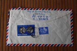 Lettre Avec Jolis Timbres De Roumanie Romana Pour Marseille France Par Avion—> Marcophilie - Marcofilie