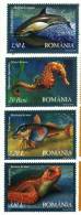 Romania / Marine Animals / Turtles / Sea Horses / Fish - Unused Stamps
