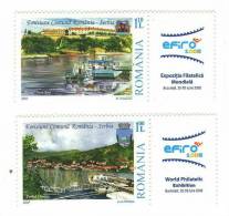 Romania / Joint Issue With Serbia / Danube Ports - Unused Stamps