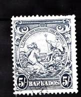 Barbados, 1938-47, SG 256a, Used, High Cat Value - Barbados (...-1966)