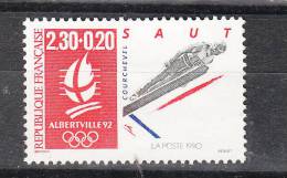 Francia   -   1990.  Salto Dal Trampolino.  Ski  Jumping - Springreiten