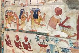 LOUXOR - Tombs Of Nobles : Mural Painting In The Tomb Of Nakht / Tombes Des Nobles : Peintures Murales - 1975, 2 Scans - Luxor