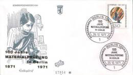 Germany / Berlin - Mi-Nr 416 FDC (C556)- - 1971-1980