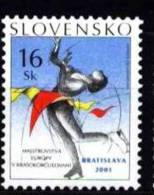 Slovakia 2001 Mi 387 ** Figure Skating - Ongebruikt