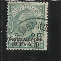 ITALY ITALIA LEVANTE GERUSALEMME 1909-11 10 PA SU 5C USED - Europa- Und Asienämter