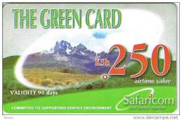 Kenya, KSh 250, The Green Card, Expiry 02/11/2008, 2 Scans. - Kenia