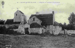 Dépt 95 - SAINT-WITZ - L'Église Et L'ancien Presbytère - Saint-Witz